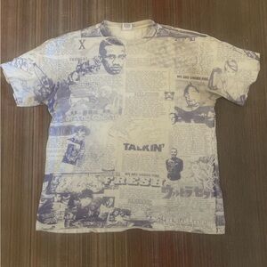 Malcolm X × Supreme
2007 Supreme Malcolm X Newpaper AOP XL